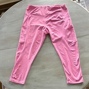 Apana  Pink Yoga Pants with Pockets XL